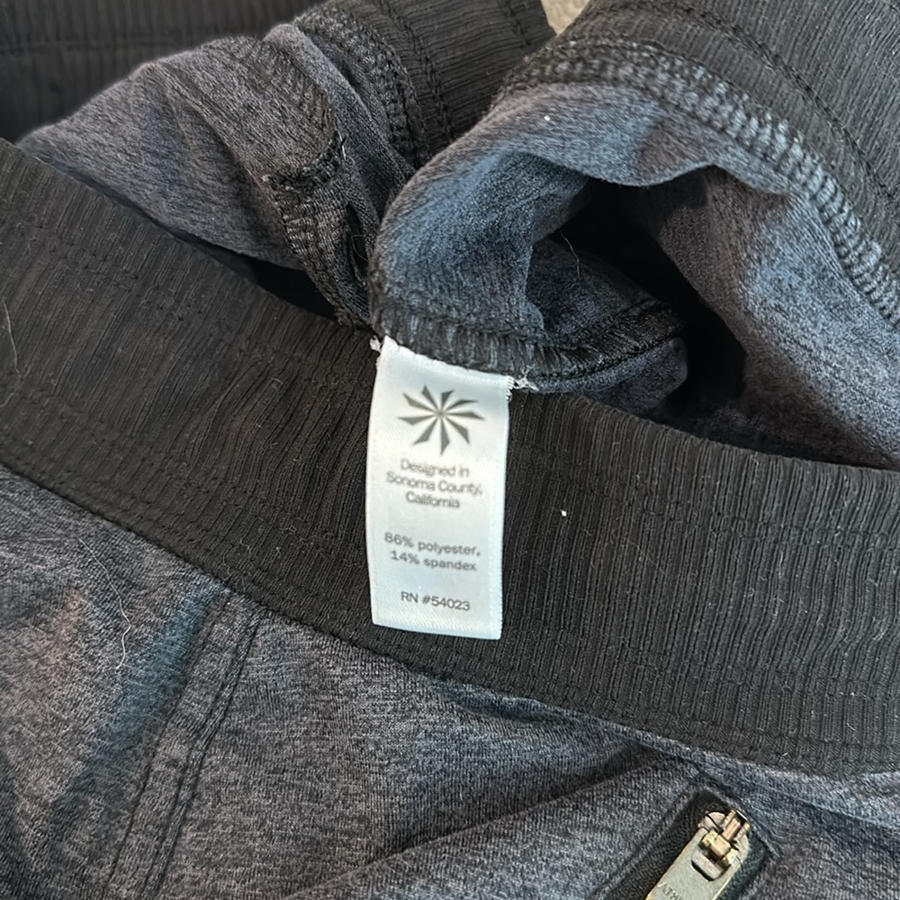 Athleta Blue Farallon Jogger Zipper Pants XXS - Picture 8 of 8